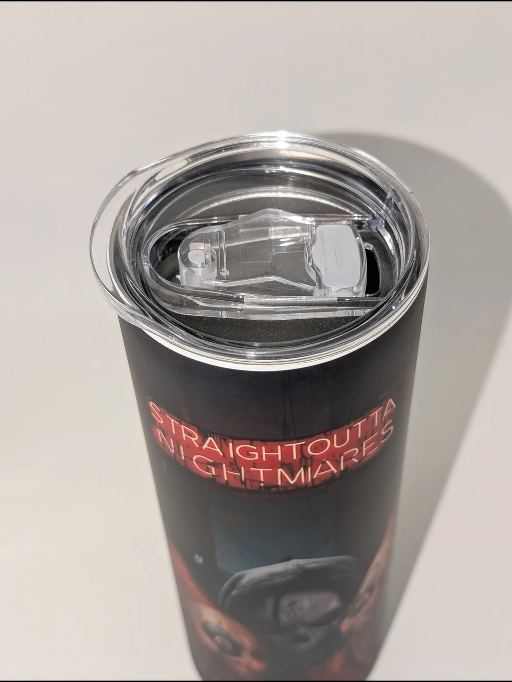 Straight Outta Nightmares Horror Skull Tumbler - 20oz Stainless Steel